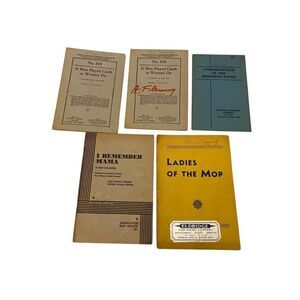 Lot Of 5 Play Services Ladies Of The Mop I Remember Mama